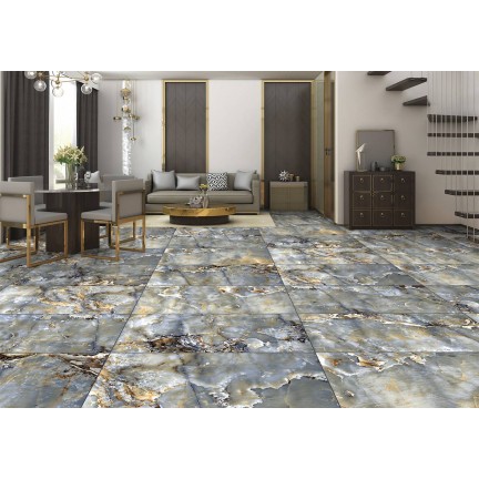 Керамогранит Infinity Ceramica Gelata Oro Scuro High Glossy 60x120 - изображение 4