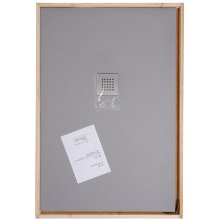 Душевой Поддон Из Литьевого Мрамора Starohome Solid 1200x900x24 Grey Matt - изображение 9