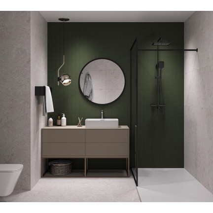 Керамическая Плитка Smile Tile Fabia Dark Green 7.5x30 - изображение 2