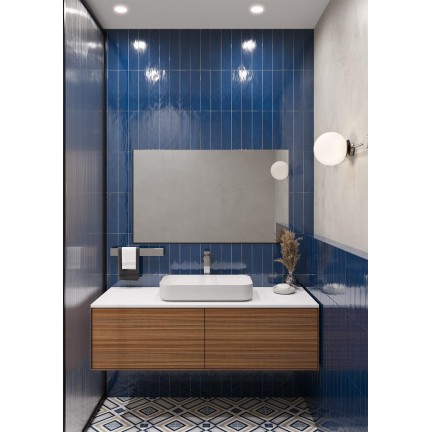 Керамическая Плитка Smile Tile Liguria Navy 7.5x30 - изображение 3
