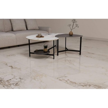Керамогранит Staro Palacio Brecha Crema Light Pol 60x120 - изображение 3