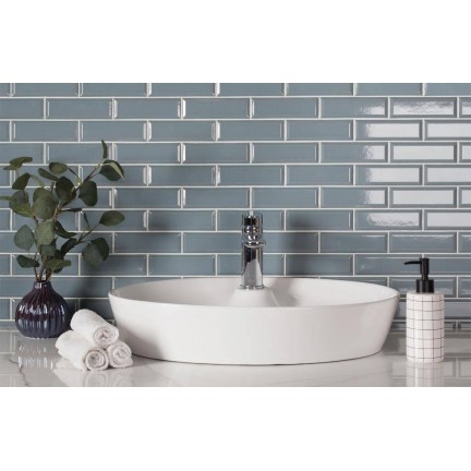 Мозаика Starmosaic Metro Bluish-Grey Glossy 45х145 - изображение 4