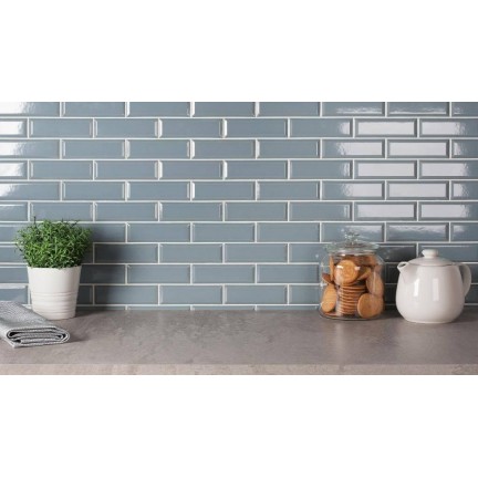 Мозаика Starmosaic Metro Bluish-Grey Glossy 45х145 - изображение 3