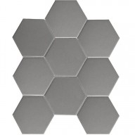 Мозаика Starmosaic Geometry Hexagon Big Grey Matt 95x110