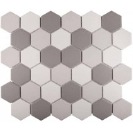 Мозаика Starmosaic Non-Slip Hexagon Grey Mix Antislip 51x59