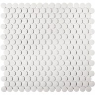 Мозаика Starmosaic Non-Slip Penny Round White Antislip