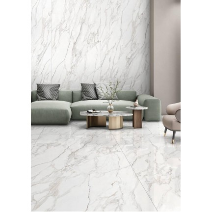 Крупноформатный Керамогранит Staroslabs Pol Carrara Bianco Elegance 120х280 - изображение 4