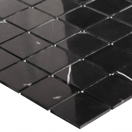 Мозаика Starmosaic 48X48 Black Pol JMST056 Натуральный Мрамор - изображение 2