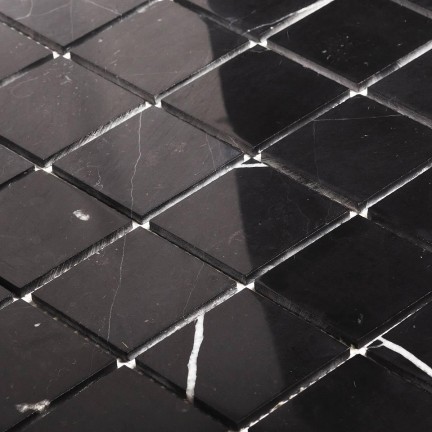 Мозаика Starmosaic 48X48 Black Pol JMST056 Натуральный Мрамор - изображение 3