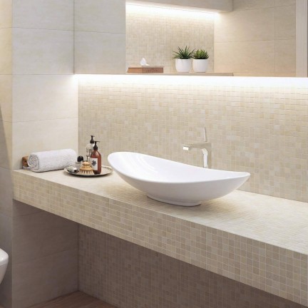 Мозаика Starmosaic 20X20 Crema Marfil Matt JMST027 Натуральный Мрамор - изображение 7