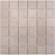 Мозаика Starmosaic 48X48 Crema Marfil Matt JMST073 Натуральный Мрамор
