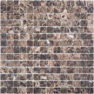 Мозаика Starmosaic 20X20 Dark Emperador Matt JMST070 Натуральный Мрамор
