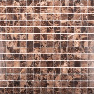 Мозаика Starmosaic 20X20 Dark Emperador Pol JMST023 Натуральный Мрамор