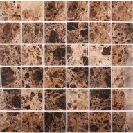 Мозаика Starmosaic 48X48 Dark Emperador Pol JMST055 Натуральный Мрамор