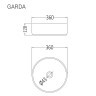 Раковина Staro Garda 36х36х12 (в Комплекте с Донным Клапаном) - миниатюра 3