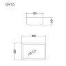 Раковина Staro Orta 46х32х14 - миниатюра 4