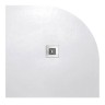 Душевой Поддон Угловой Из Композитного Материала Stpool Lite 800x800x30 White Matt - миниатюра 1