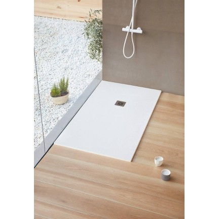 Душевой Поддон Из Композитного Материала Stpool Lite 1000x700x30 White Matt - изображение 2