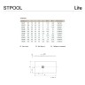 Душевой Поддон Из Композитного Материала Stpool Lite 1000x700x30 White Matt - миниатюра 3