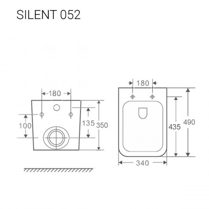Унитаз Подвесной Безободковый Staro Silent 052 Белый - изображение 6