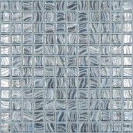 Стеклянная Мозаика 7800 Glitter Blue 25x25