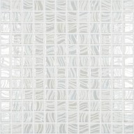 Стеклянная Мозаика 7802 Glitter White 25x25