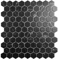 Мозаика Vidrepur Hex Supreme Marquina