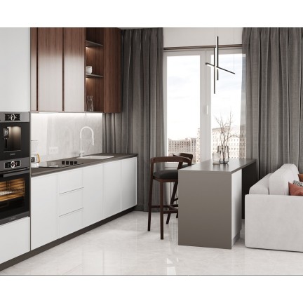 Керамогранит Ceradim Mramor Princess Gray 60x120 - изображение 8