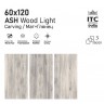Керамогранит ITC Ash Wood Light Carving 60x120 - миниатюра 2