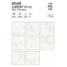 Керамогранит ITC Lurent White Satin Matt 60x60 - миниатюра 2