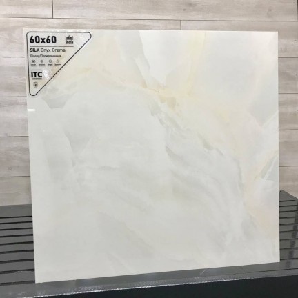 Керамогранит ITC Silk Onyx Crema Glossy 60x60 - изображение 3