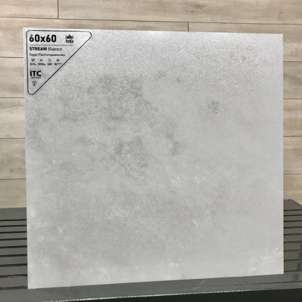 Керамогранит ITC Stream Bianco Sugar 60x60 - изображение 3
