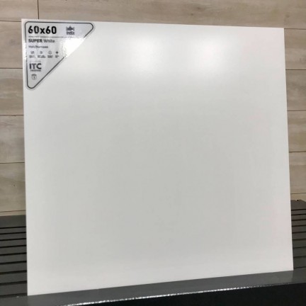 Керамогранит ITC Super White Satin Matt 60x60 - изображение 3