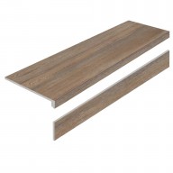 Ступень Керамогранит Staro Amazon Wood Natural 32x120 Matt с Подступенником