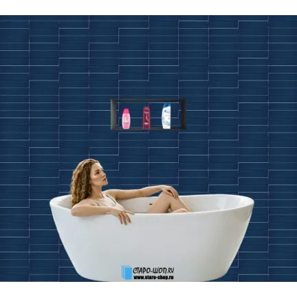 Керамическая Плитка Smile Tile Liguria Navy 7.5x30 - изображение 6