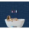 Керамическая Плитка Smile Tile Liguria Navy 7.5x30 - миниатюра 6