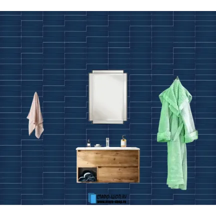 Керамическая Плитка Smile Tile Liguria Navy 7.5x30 - изображение 7