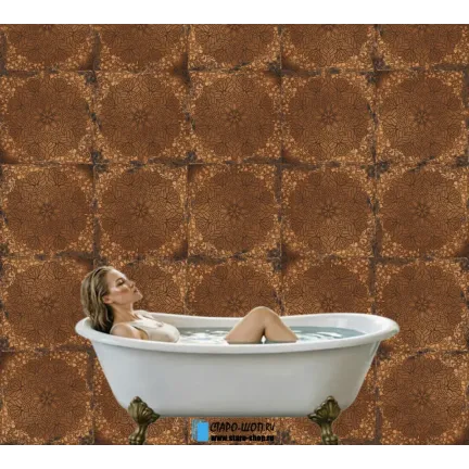 Керамогранит Colortile Rare Antique Brass Decor 60x60 - изображение 3