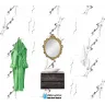 Керамогранит Infinity Ceramica Antique Statuario Glossy Golden Line 60x120 - миниатюра 8