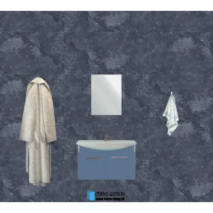 Керамогранит Infinity Ceramica Forma Dark Azul Carving 60x120 - изображение 4