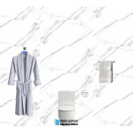 Керамогранит Staro Antislip Statuario Calipso 60x120 Нескользящий - изображение 3