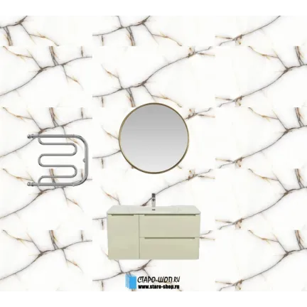 Керамогранит Staro Palacio Crystal White Pol 60х120 - изображение 6