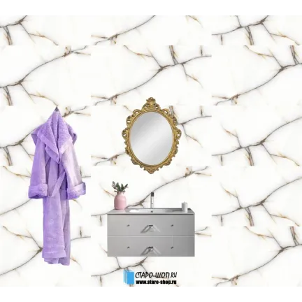Керамогранит Staro Palacio Crystal White Pol 60х120 - изображение 9